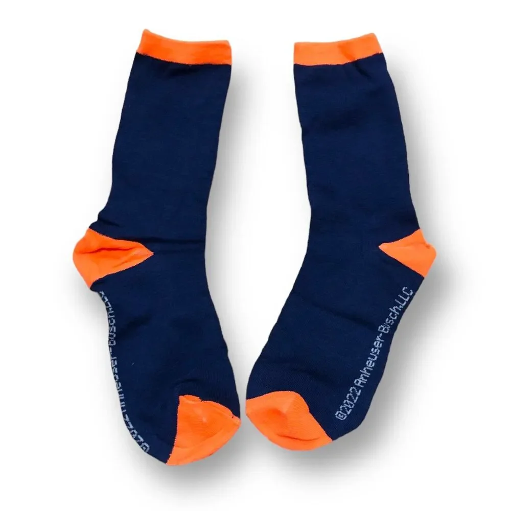 Crazy Boxer Men's Bud Light Mango Seltzer Crew Socks (3 Pairs) (6-13)